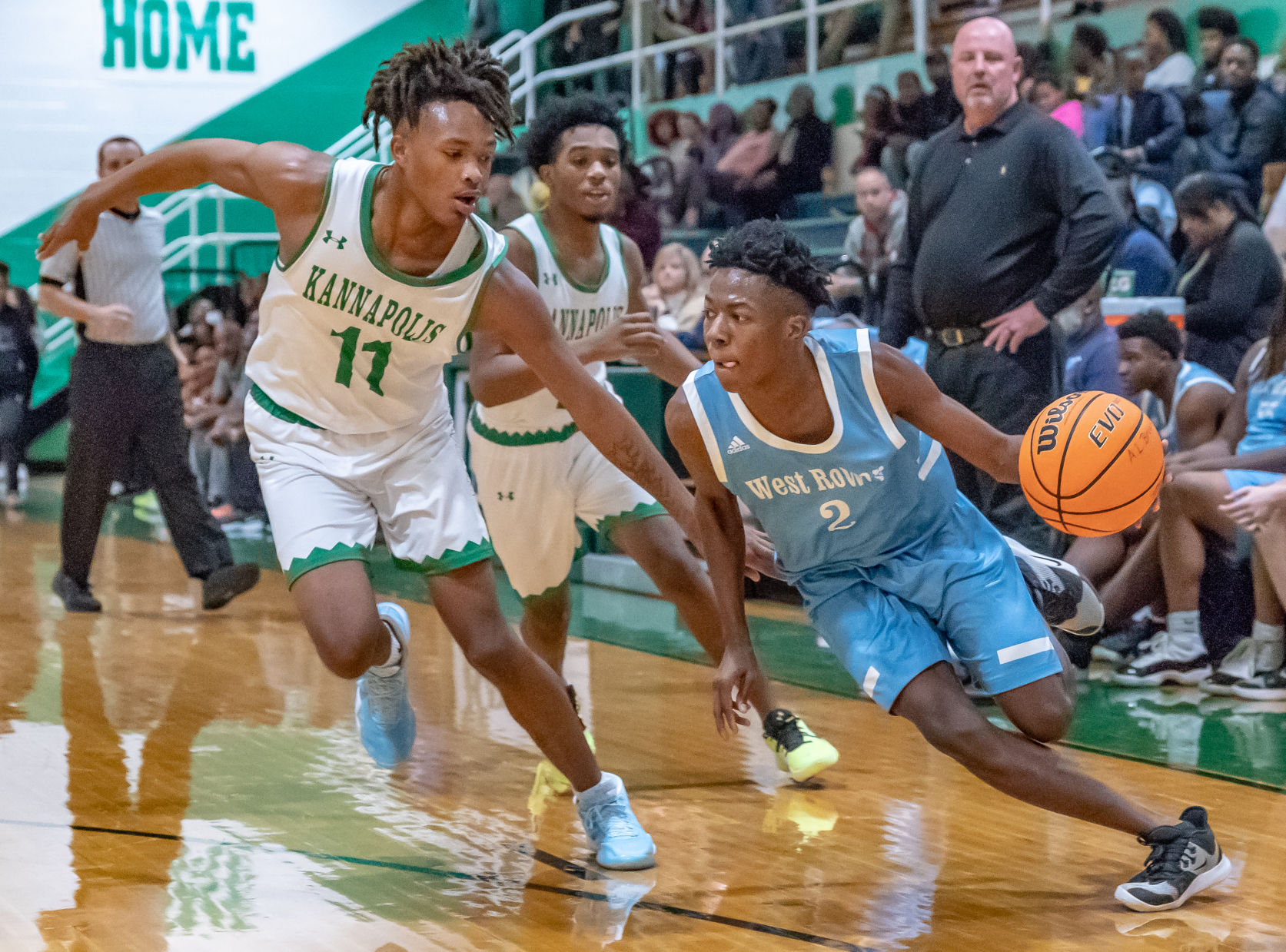their home basketball game against West Rowan
